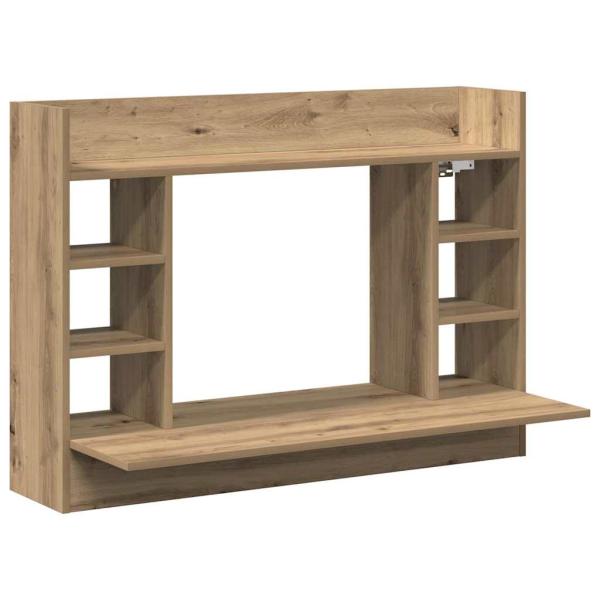 Wandmontierter Schreibtisch Artisan Oak 105x48x75 cm Brett-Schichtstoff