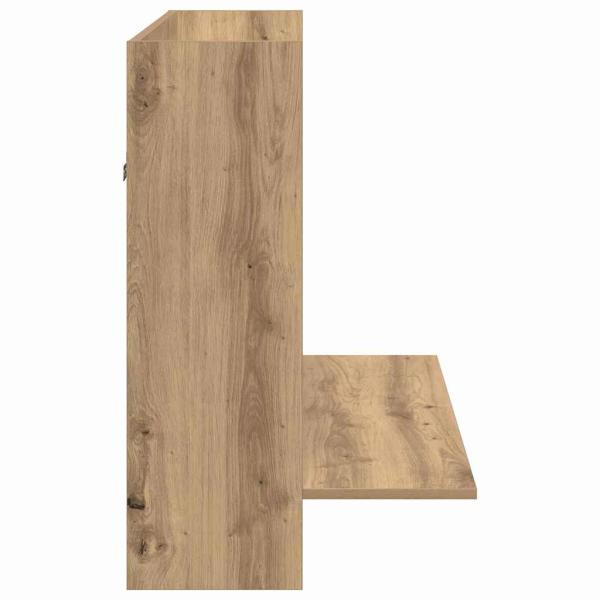 Wandmontierter Schreibtisch Artisan Oak 105x48x75 cm Brett-Schichtstoff