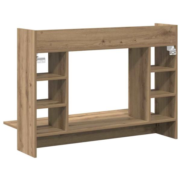 Wandmontierter Schreibtisch Artisan Oak 105x48x75 cm Brett-Schichtstoff