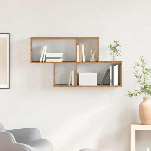 Wandregal Altholz 100x20x53 cm