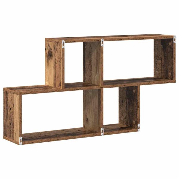 Wandregal Altholz 100x20x53 cm