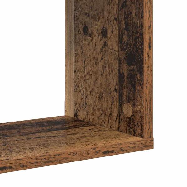 Wandregal Altholz 100x20x53 cm