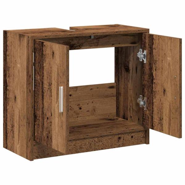 Waschbecken-Schränke Altes Holz 63x29x55 cm