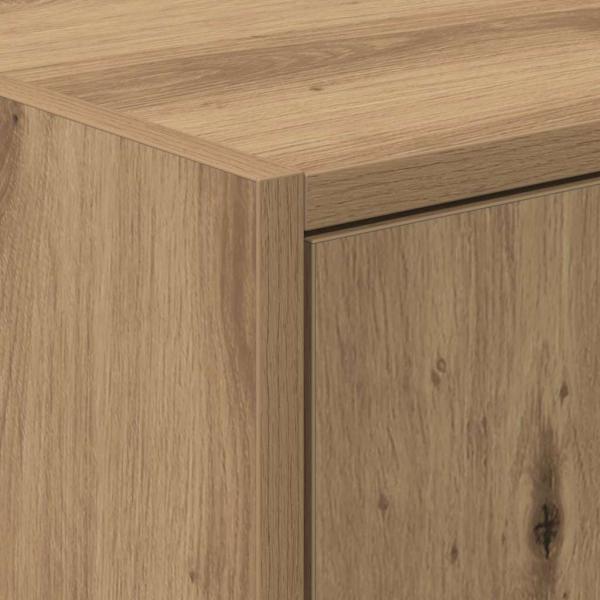 Waschbeckenschrank Artisan Eiche 90x29x55 cm Holzwerkstoff