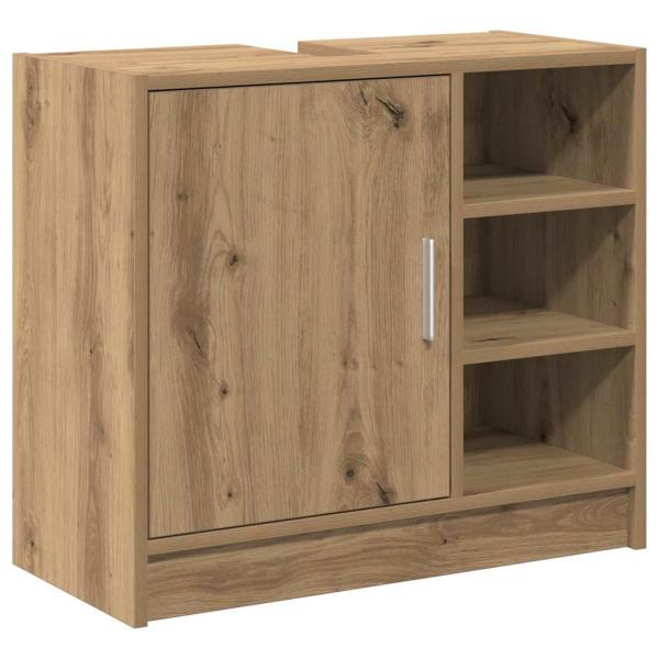 Waschbecken-Schrank Artisan Eiche 63x29x55 cm Holzwerkstoff