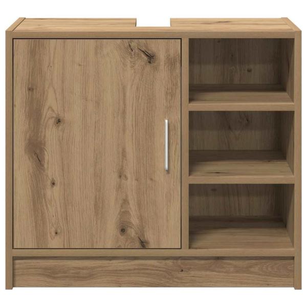 Waschbecken-Schrank Artisan Eiche 63x29x55 cm Holzwerkstoff