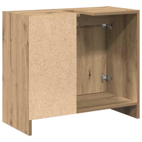 Waschbecken-Schrank Artisan Eiche 63x29x55 cm Holzwerkstoff