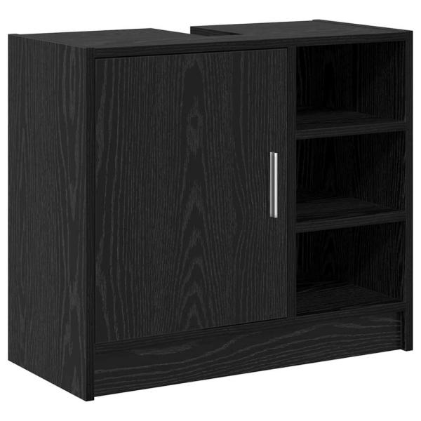 Waschbeckenunterschrank Schwarze Eiche 63x29x55 cm Holzwerkstoff