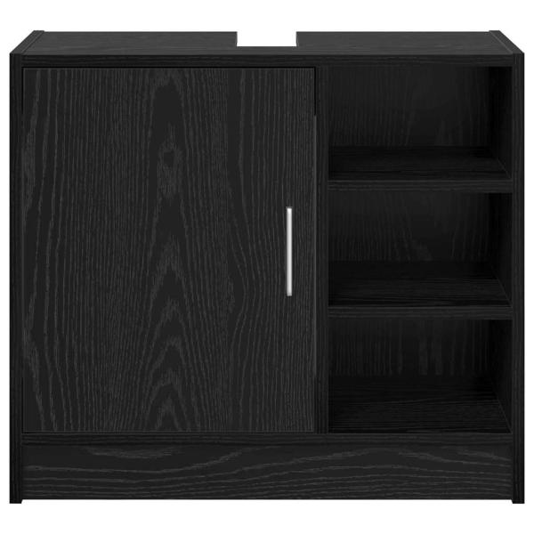 Waschbeckenunterschrank Schwarze Eiche 63x29x55 cm Holzwerkstoff