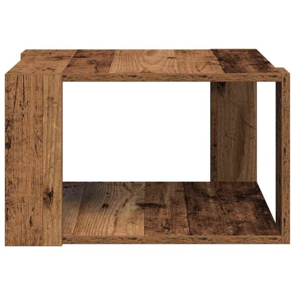 Couchtisch Altholz 51,5x51,5x30 cm Holzwerkstoff