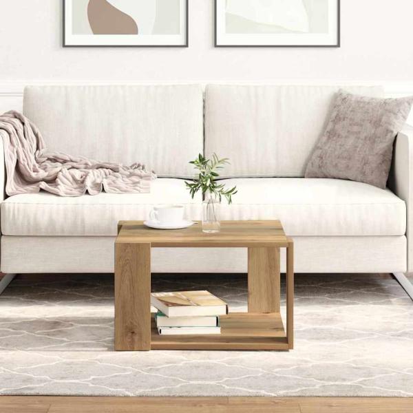 ARDEBO.de - Couchtisch Eiche Artisan 51,5x51,5x30 cm