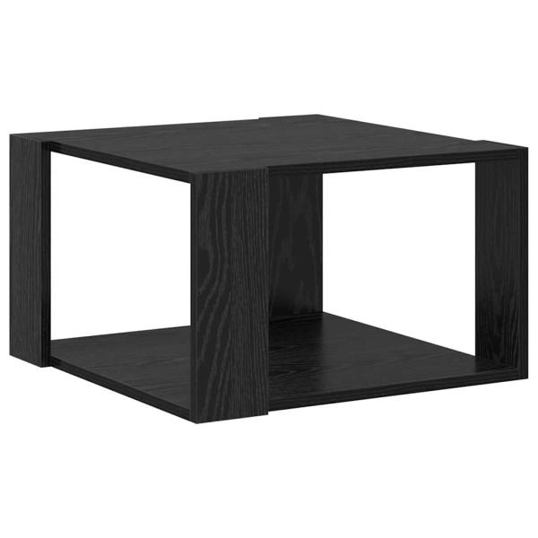 Couchtisch Schwarz Eiche 51,5x51,5x30 cm Holzwerkstoff