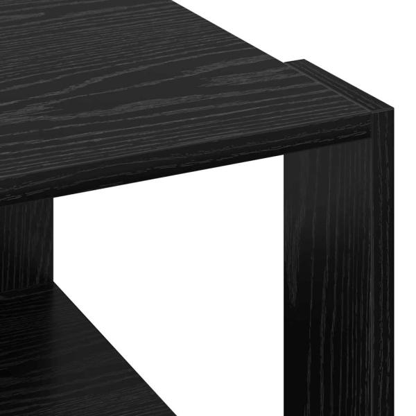 Couchtisch Schwarz Eiche 51,5x51,5x30 cm Holzwerkstoff