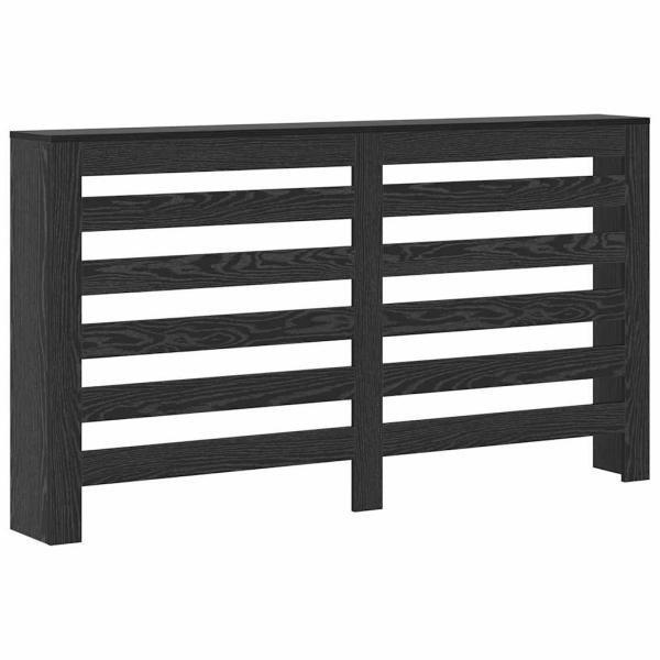 Heizkörperverkleidung Schwarze Eiche 149x20x82 cm Bearbeitetes Holz