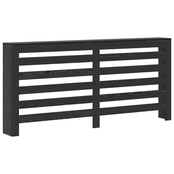 Heizkörperabdeckung Schwarze Eiche 175x20x82 cm Technisch bearbeitetes Holz