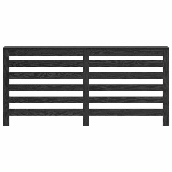 Heizkörperabdeckung Schwarze Eiche 175x20x82 cm Technisch bearbeitetes Holz
