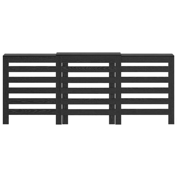 Schwarzes Eichen-Radiatorcover Schwarze Eiche Massivholz Eiche