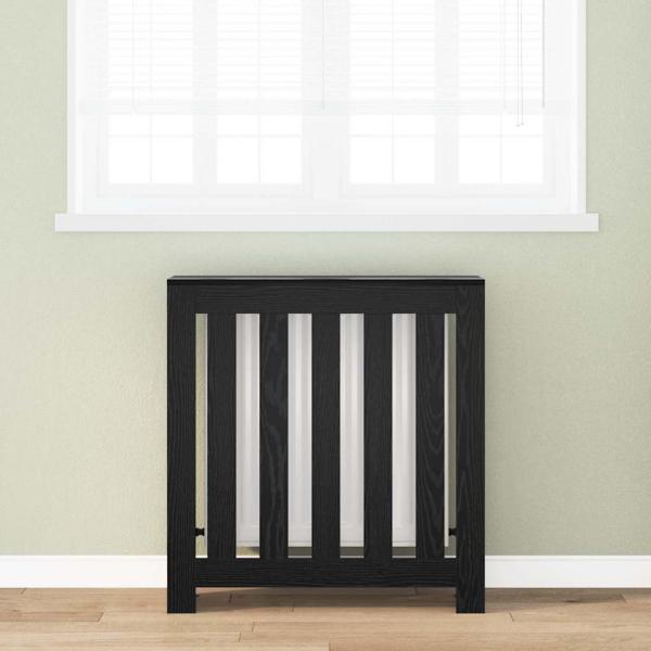ARDEBO.de - Heizkörperabdeckung Schwarze Eiche 78x20x82 cm Holzwerkstoff