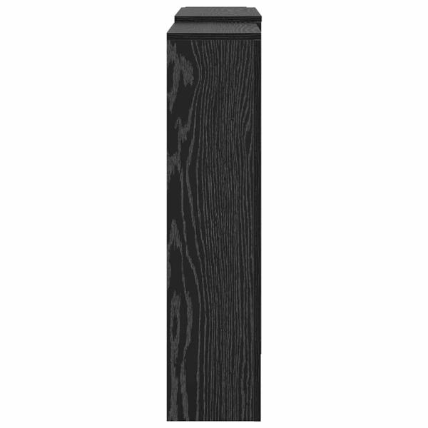Heizkörperabdeckung Schwarz Eiche 205x21.5x83.5 cm Vorgefertigtes Holz