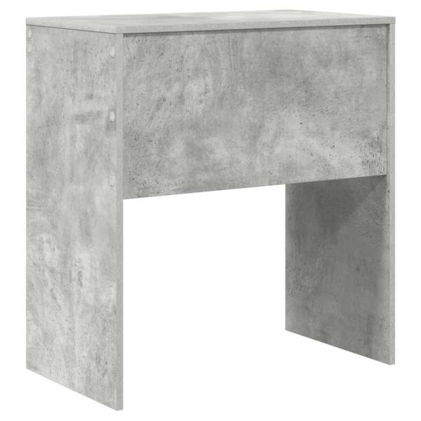 Computertisch Beton Grau Spanplatte mit Beton-Look 70 x 40 x 76 cm