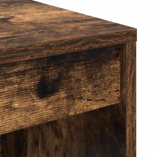 Geräucherter Eichen-Schreibtisch Geräucherte Eiche MDF