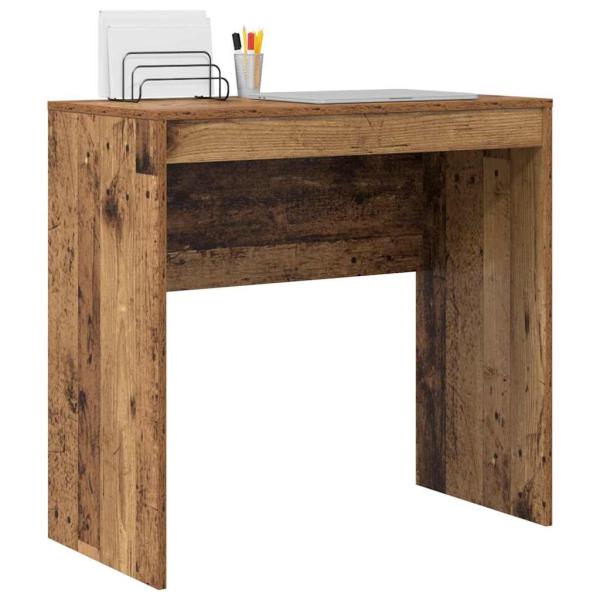 Rustikaler Schreibtisch Alter Holzfinish Holz 80 x 40 x 76 cm