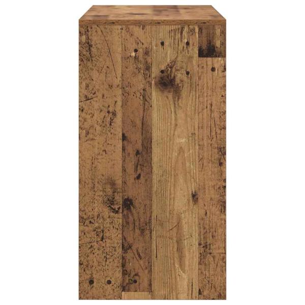 Rustikaler Schreibtisch Alter Holzfinish Holz 80 x 40 x 76 cm
