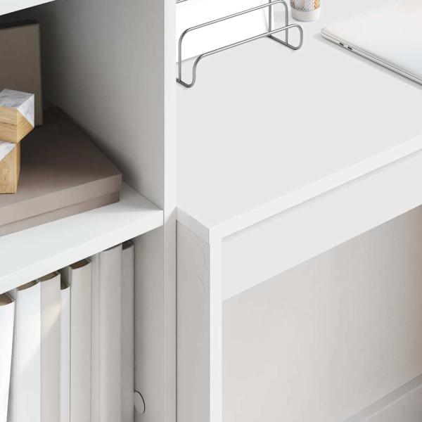 Schreibtisch Weiß Holzwerkstoff Mittel Minimalistisch