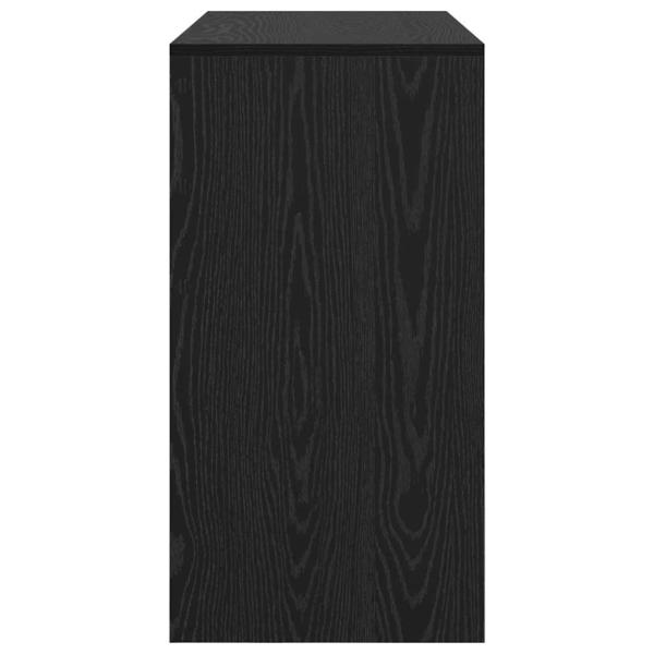 Schreibtisch aus schwarzem Eichenholz Schwarzes Eichenholz