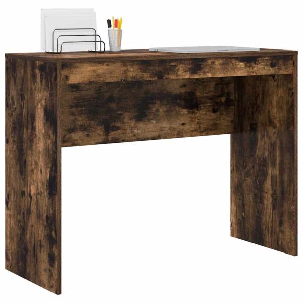 Schreibtisch Geräucherte Eiche Spanplatten 100 x 40 x 76 cm