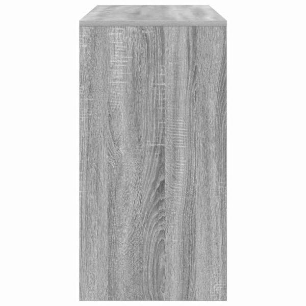 Computertisch Graue Sonoma MDF 100 x 40 x 76 cm Einfach
