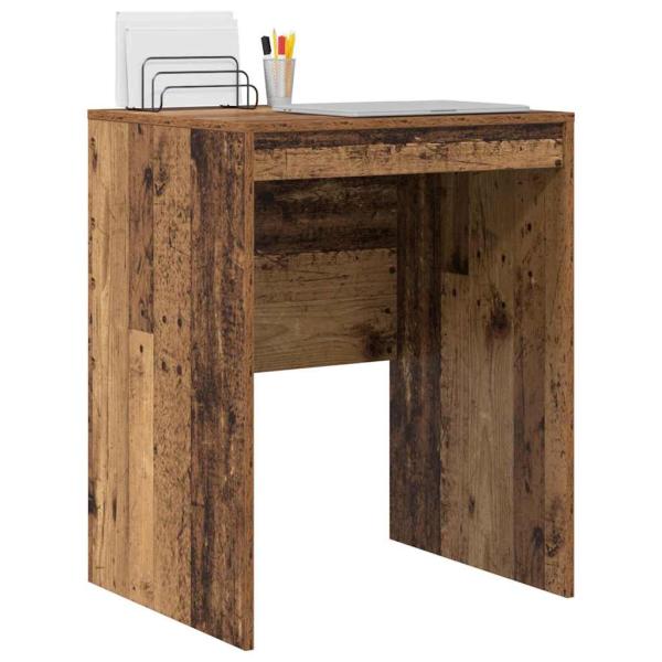 Rustikaler Schreibtisch Altes Holz Werkstoff 60 x 50 x 76 cm