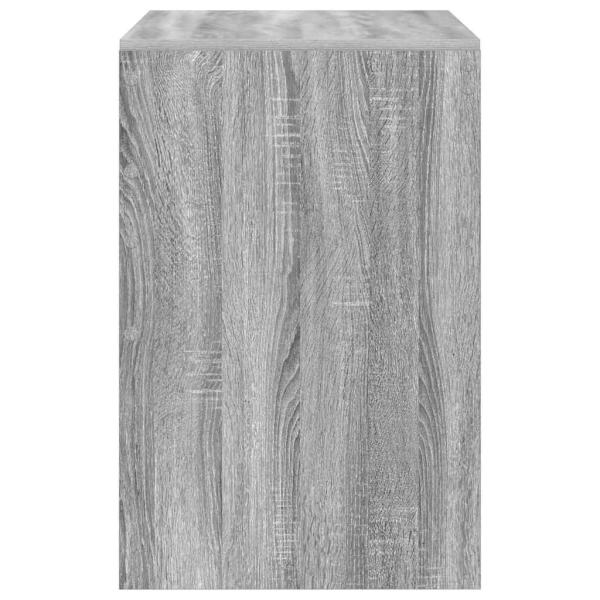 Schreibtisch Grau Sonoma 80x50x76 cm Holzwerkstoff