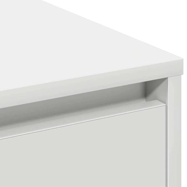 LED Sideboard in Weiß - 71x34.5x75 cm, Hergestellt aus Holzwerkstoff