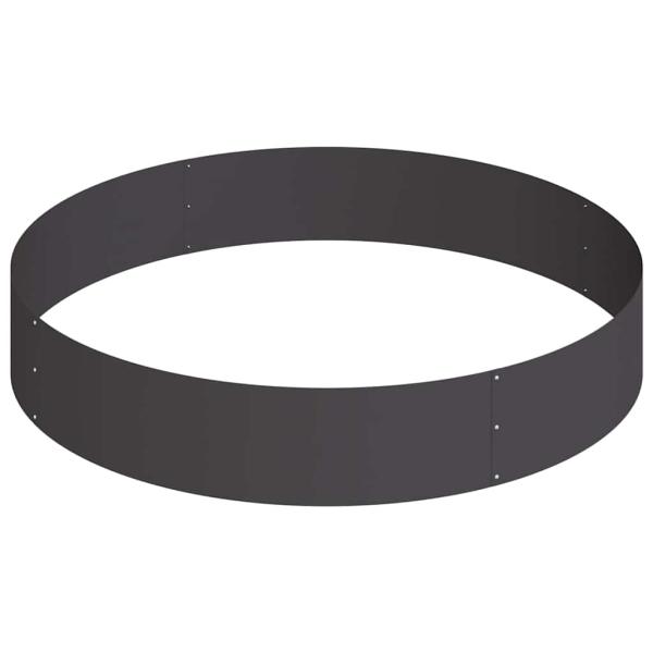 Metallpflanzgefäß Stahl/Schwarz Stahl Groß Dekorative Intarsien