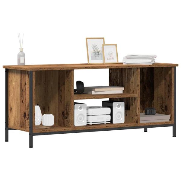 Entertainment Centre Altes Holz Spanplatte, Metall 102 x 35 x 45 cm