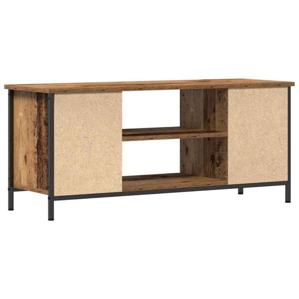 Entertainment Centre Altes Holz Spanplatte, Metall 102 x 35 x 45 cm