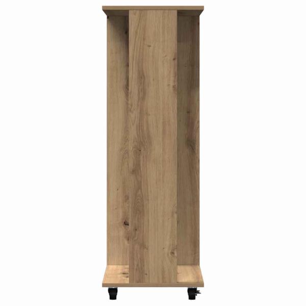 Kleiderschrank mit Rollen Artisan Eiche 102x38x110 cm Holzwerkstoff