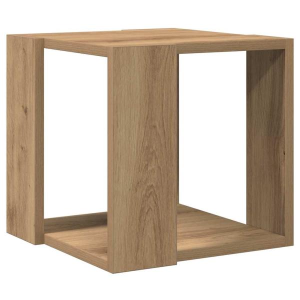 Couchtisch Artisan Eiche Massivholz 32 x 32 x 30 cm Langlebig