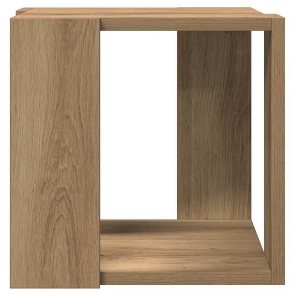Couchtisch Artisan Eiche Massivholz 32 x 32 x 30 cm Langlebig