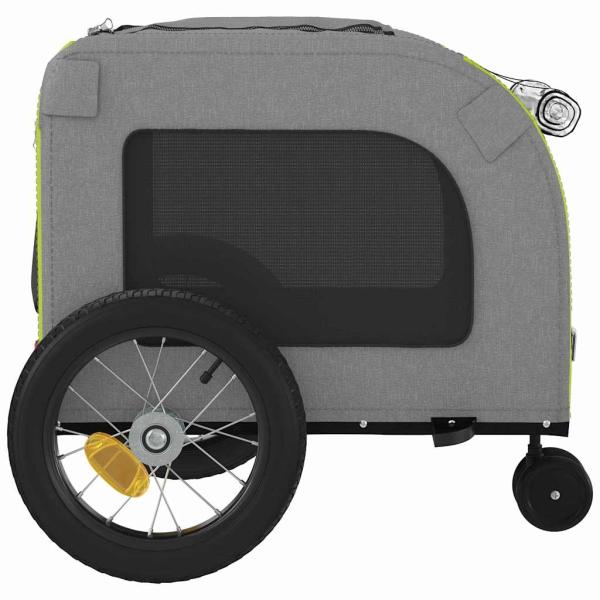 Grüner Hunde-Kinderwagen Polyester, Stahl 124 x 53 x 53 cm Faltbar