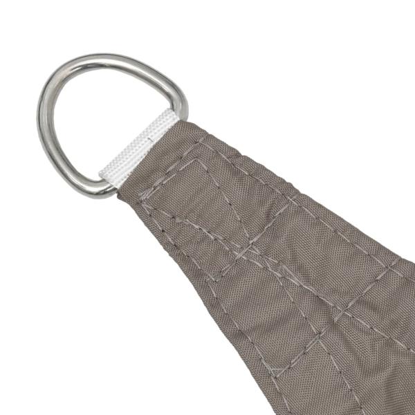 Sonnensegel Oxford-Gewebe Dreieckig 3x3x4,24 m Taupe