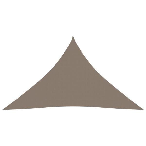 Sonnensegel Oxford-Gewebe Dreieckig 3x3x4,24 m Taupe