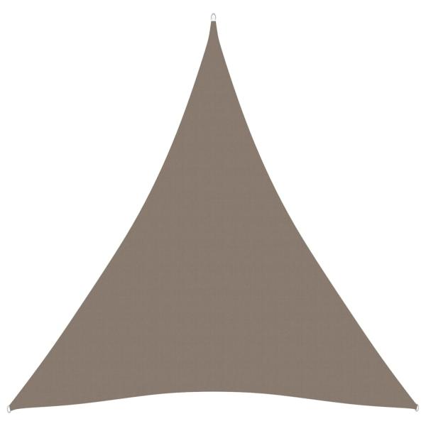 Sonnensegel Oxford-Gewebe Dreieckig 3,6x3,6x3,6 m Taupe