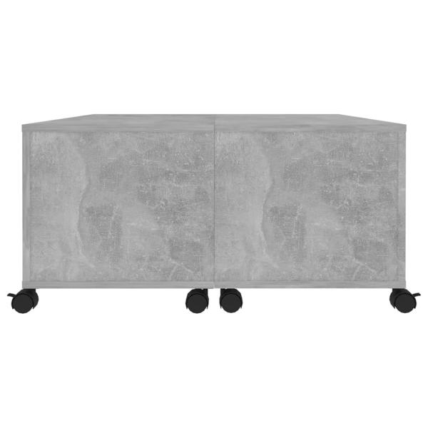 Couchtisch Betongrau 75x75x38 cm Holzwerkstoff