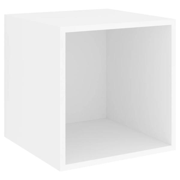 2-tlg. TV-Schrank-Set Weiß Holzwerkstoff