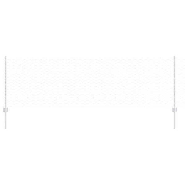 Zaunpfosten 11 Stk U-Profil 80 cm Verzinkter Stahl, Sechseckzaun 0,8x50 m Verzinkter Stahl