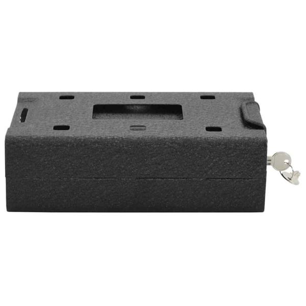 Sicherheitssafe Schwarz Metall Klein Schlösser Sicherheitssafe
