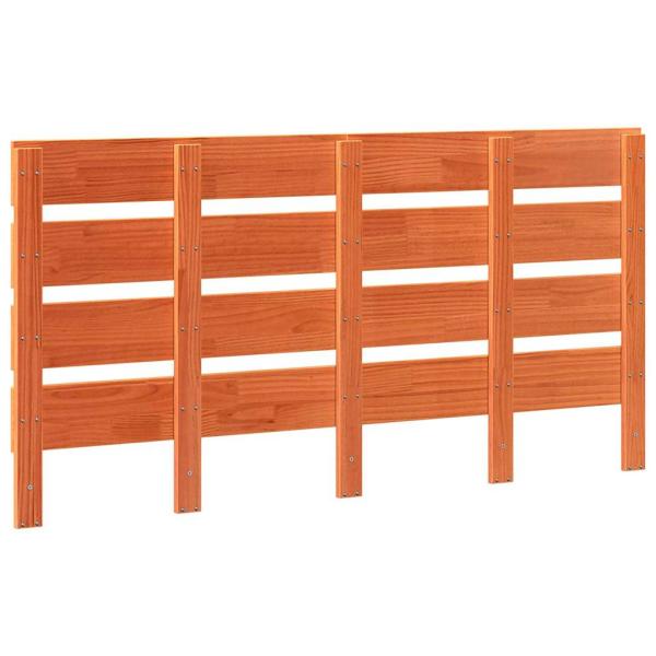 Kopfteil Wachsbraun 160 cm Massivholz Kiefer