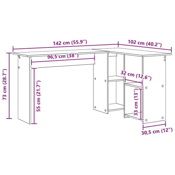 Weißer Computertisch Weiß Holzwerkstoff Mittel Computertisch